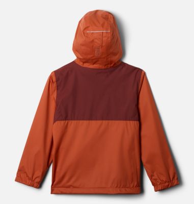 Boy's Rainy Trails II Fleece Lined Waterproof Jacket, Color: Tuscan, Spice Slub, image 4