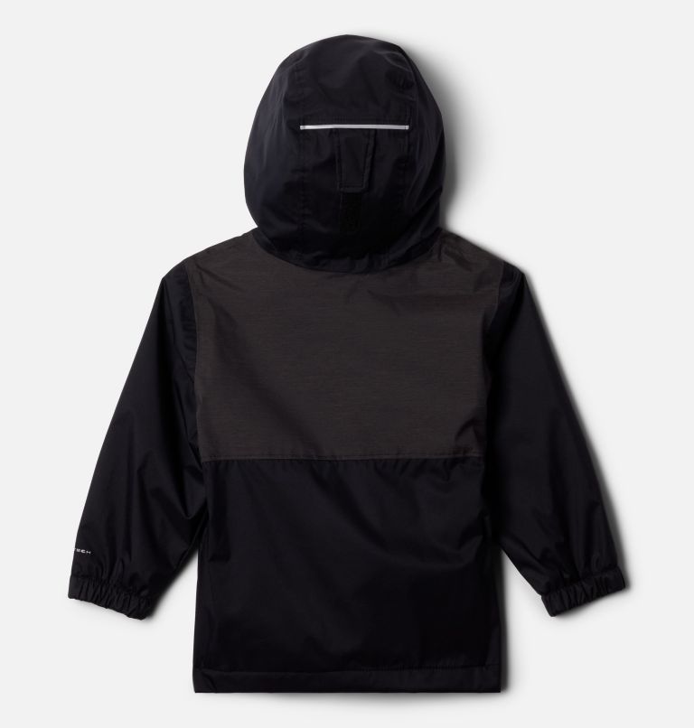 Boys' Toddler Rainy Trails II Fleece Lined Jacket, Color: Black, Black Slub, image 2