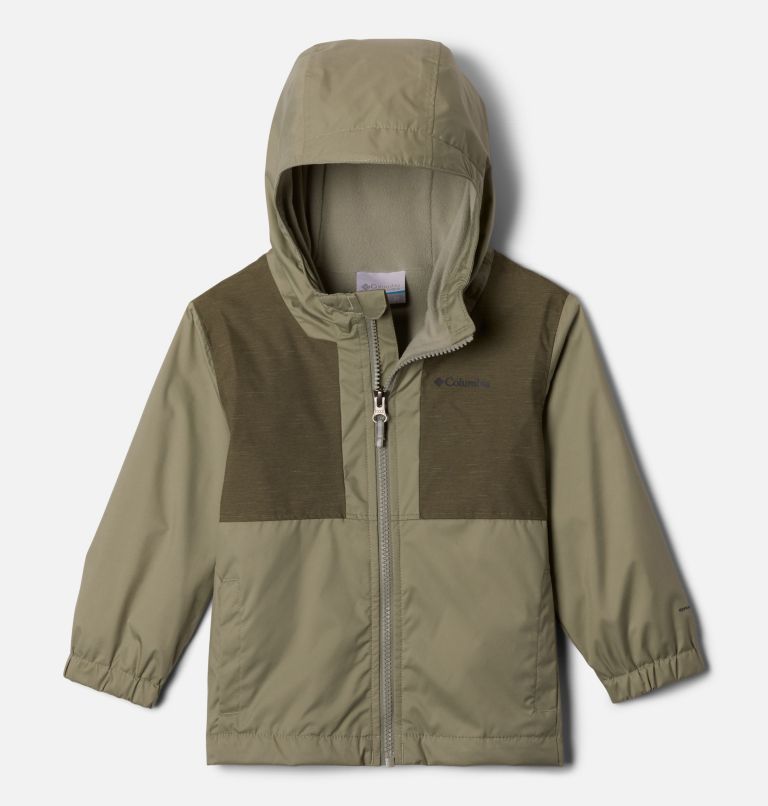 Boys' Toddler Rainy Trails II Fleece Lined Jacket, Color: Safari, Stone Green Slub, image 1