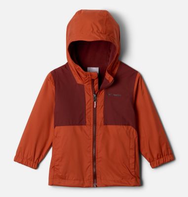 Toddlers' Rainy Trails II Fleece Lined Waterproof Jacket - Boy, Color: Tuscan, Spice Slub, image 1