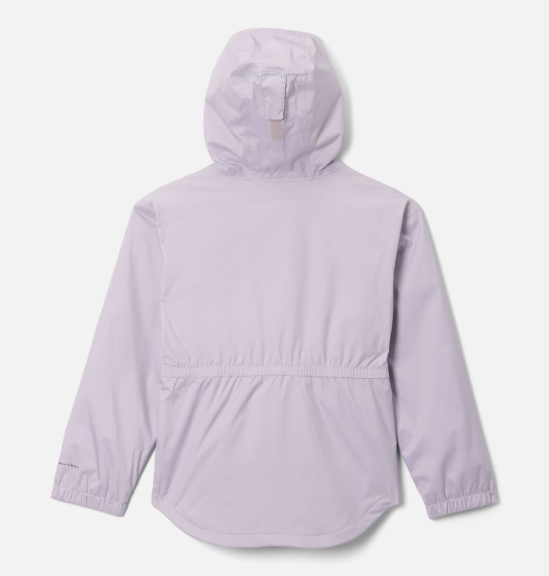 Girls' Rainy Trails II Fleece Lined Jacket, Color: Lavender Pearl, image 2