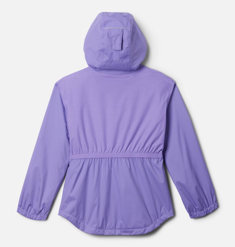Girl's Rainy Trails III Fleece Lined Waterproof Jacket, Color: Paisley Purple, image 2