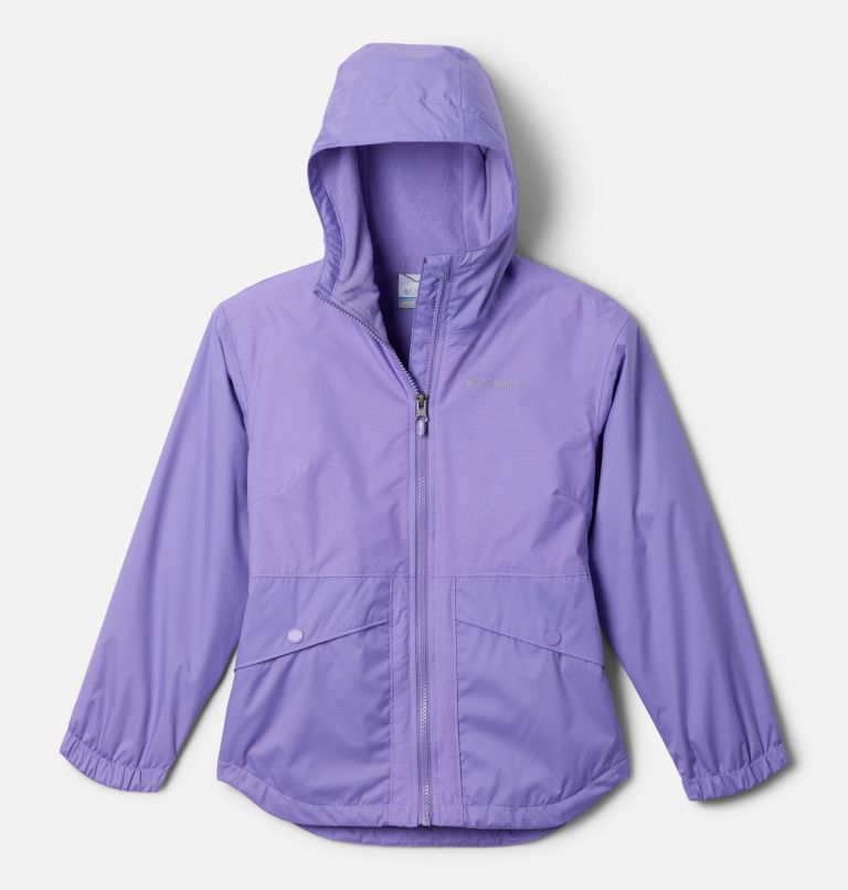 Girls lined waterproof jacket on sale