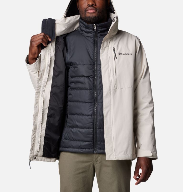 Men's Element Blocker III 3-In-1 Waterproof Insulated Jacket, Color: Dark Stone, image 6