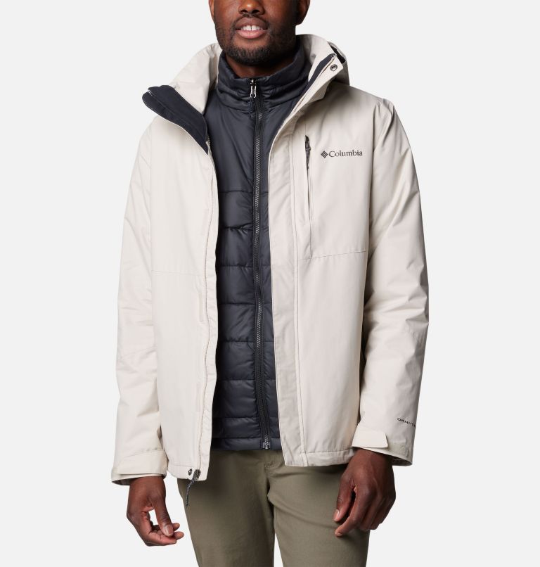 Men's Element Blocker III 3-In-1 Waterproof Insulated Jacket, Color: Dark Stone, image 10
