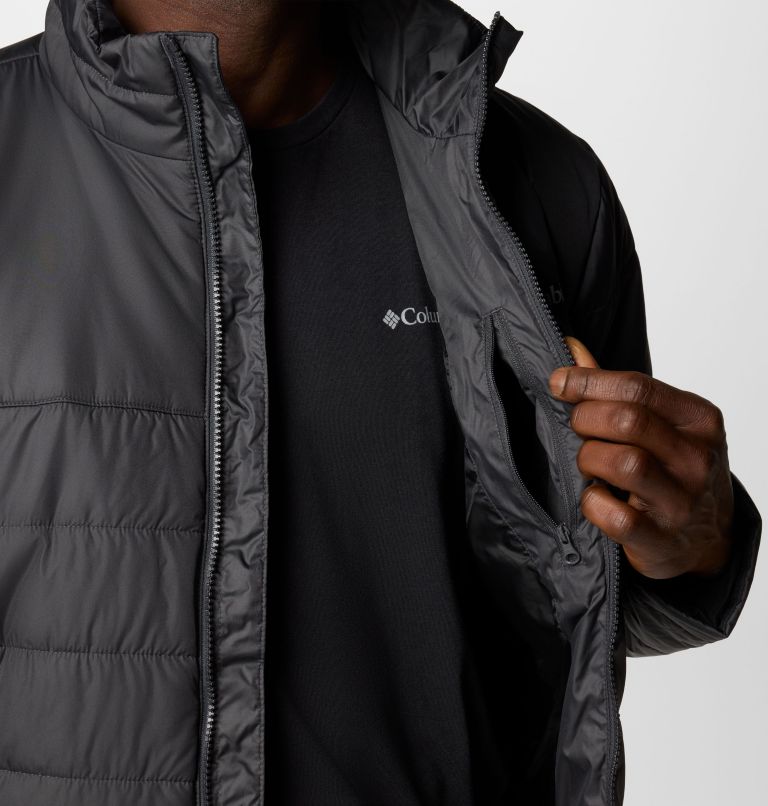 Men's Element Blocker III 3-In-1 Waterproof Insulated Jacket, Color: Stone Green, image 8