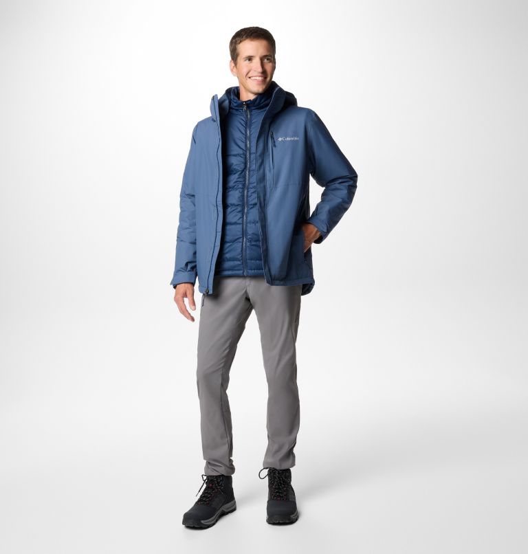 Chaqueta impermeable 3-en-1 con aislamiento Element Blocker III para hombre, Color: Dark Mountain, image 3