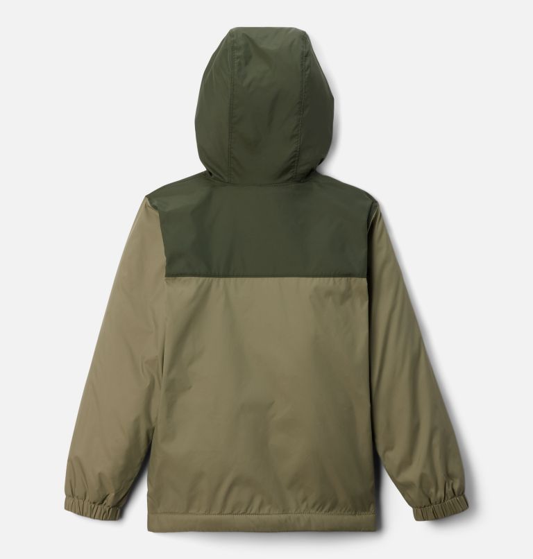Boys' Glennaker II Sherpa Lined Jacket, Color: Stone Green, Greenscape, image 2