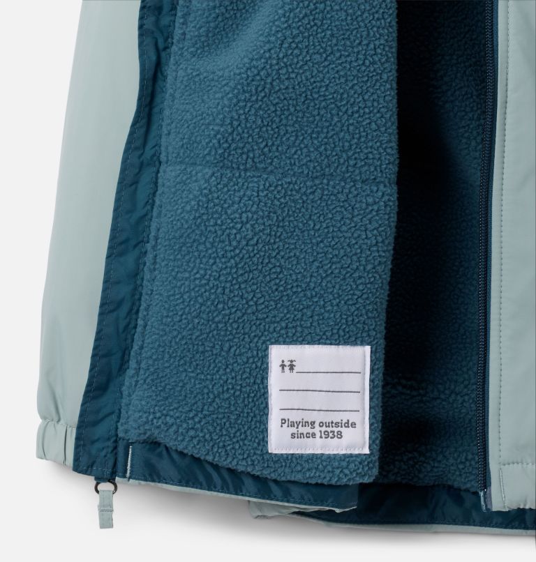 Boys' Glennaker II Sherpa Lined Jacket, Color: Crushed Blue, Everblue, image 3