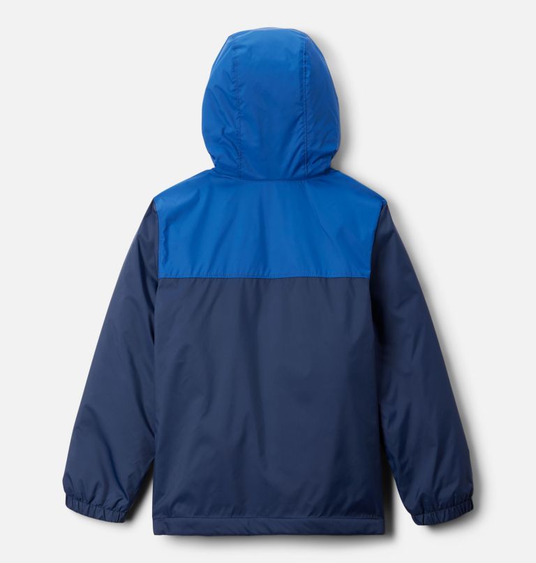 Boys' Glennaker II Sherpa Lined Jacket, Color: Collegiate Navy, Mountain Blue, image 2
