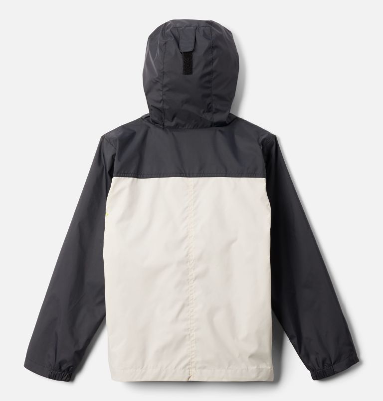 Boys' Rain-Zilla II Jacket, Color: Black, Dark Stone, image 2