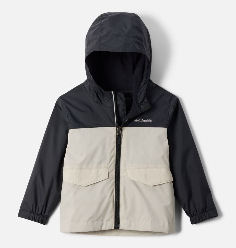 Boys' Toddler Rain-Zilla II Jacket, Color: Black, Dark Stone, image 1