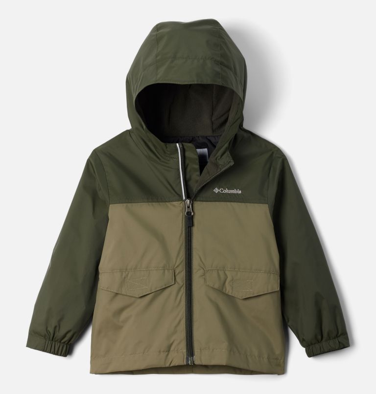 Boys' Toddler Rain-Zilla II Jacket, Color: Greenscape, Stone Green, image 1