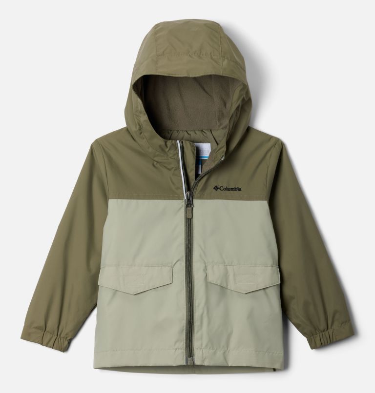 Boys' Toddler Rain-Zilla II Jacket, Color: Stone Green, Safari, image 1