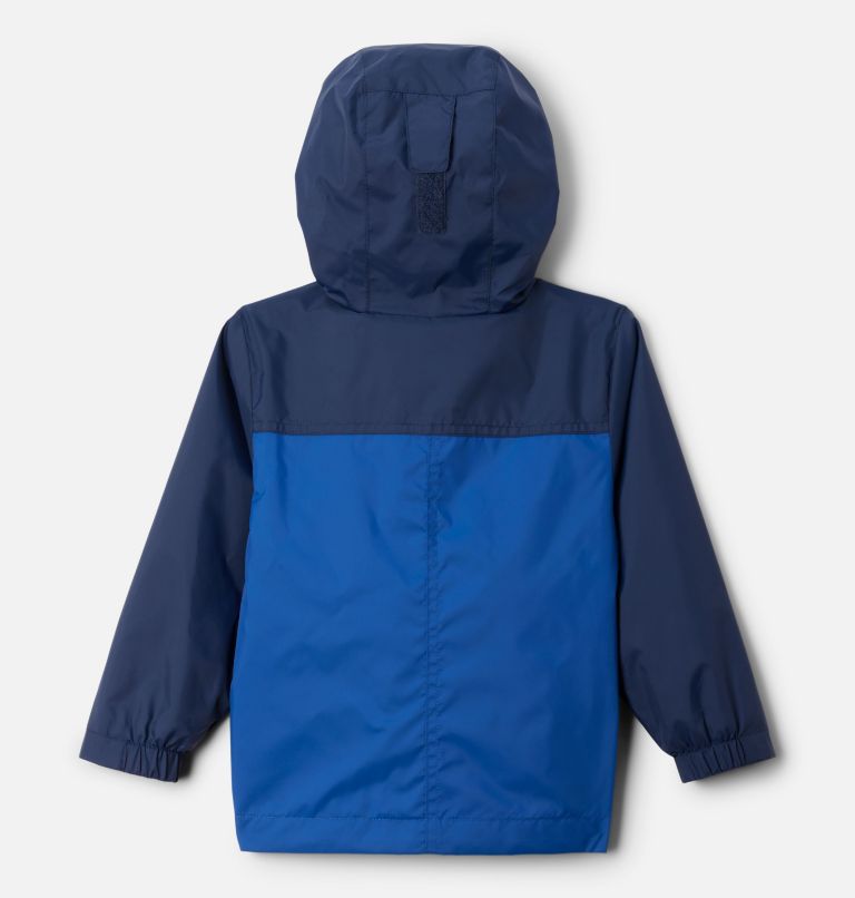 Boys' Toddler Rain-Zilla II Jacket, Color: Collegiate Navy, Mountain Blue, image 2