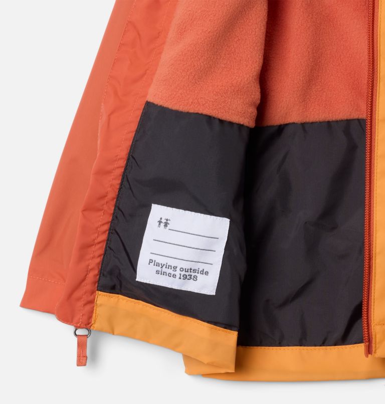 Boys' Toddler Rain-Zilla II Jacket, Color: Tuscan, Koi, image 3