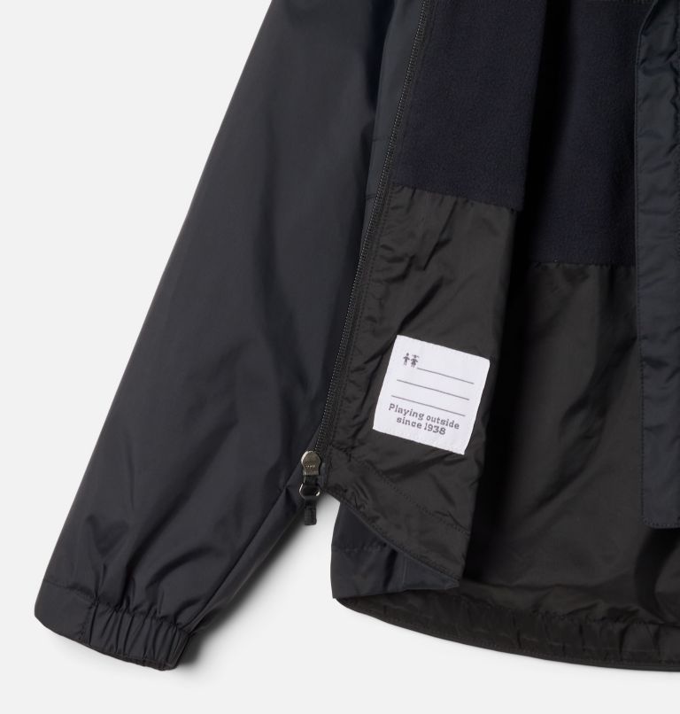 Manteau Rain-Zilla II pour filles, Color: Black, image 3