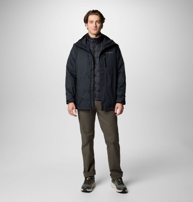Men's Oak Harbor 3-in-1 Waterproof Insulated Jacket, Color: Black, image 2