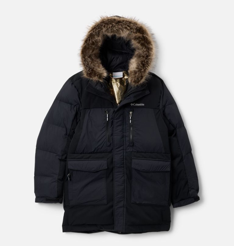 Boys' Marquam Peak Fusion II Parka, Color: Black, image 1