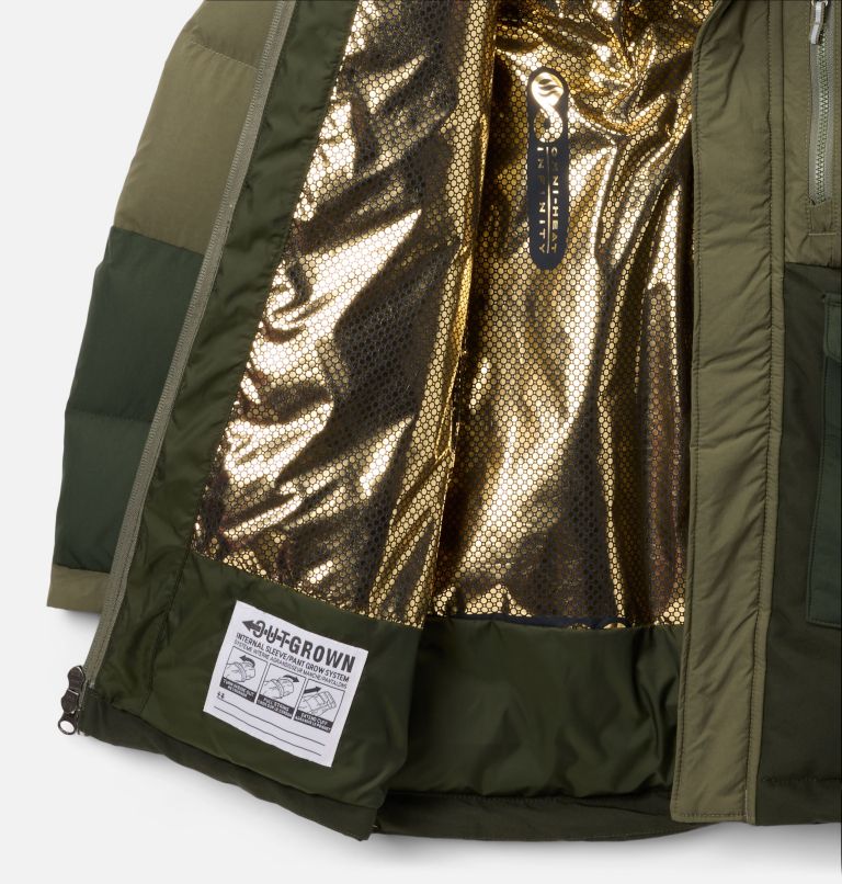 Boys' Marquam Peak Fusion II Parka, Color: Greenscape, Stone Green, image 3