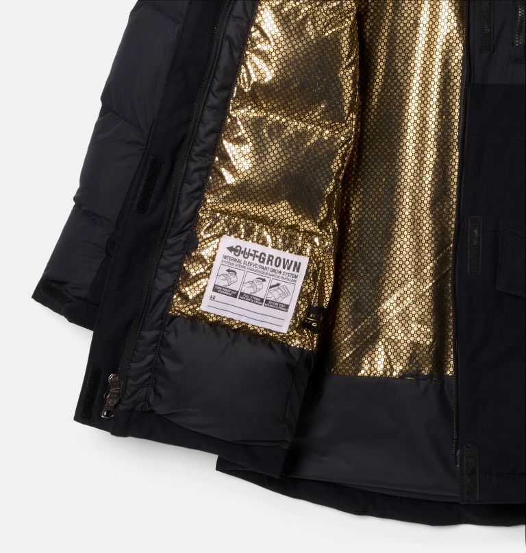 Girls' Marquam Peak Fusion III Parka, Color: Black, image 3