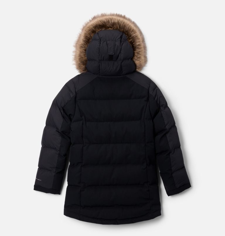 Girls' Marquam Peak Fusion III Parka, Color: Black, image 2
