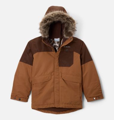 Boy's Nordic Strider II Waterproof Parka, Color: Camel Brown, Tobacco, image 7