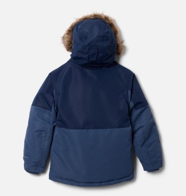 Boy's Nordic Strider II Waterproof Parka, Color: Dark Mountain, Collegiate Navy, image 4