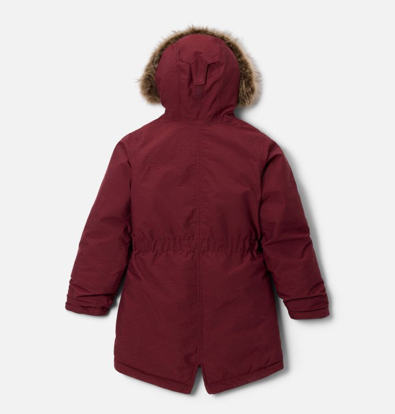 Girls' Nordic Strider II Jacket, Color: Rich Wine, image 2