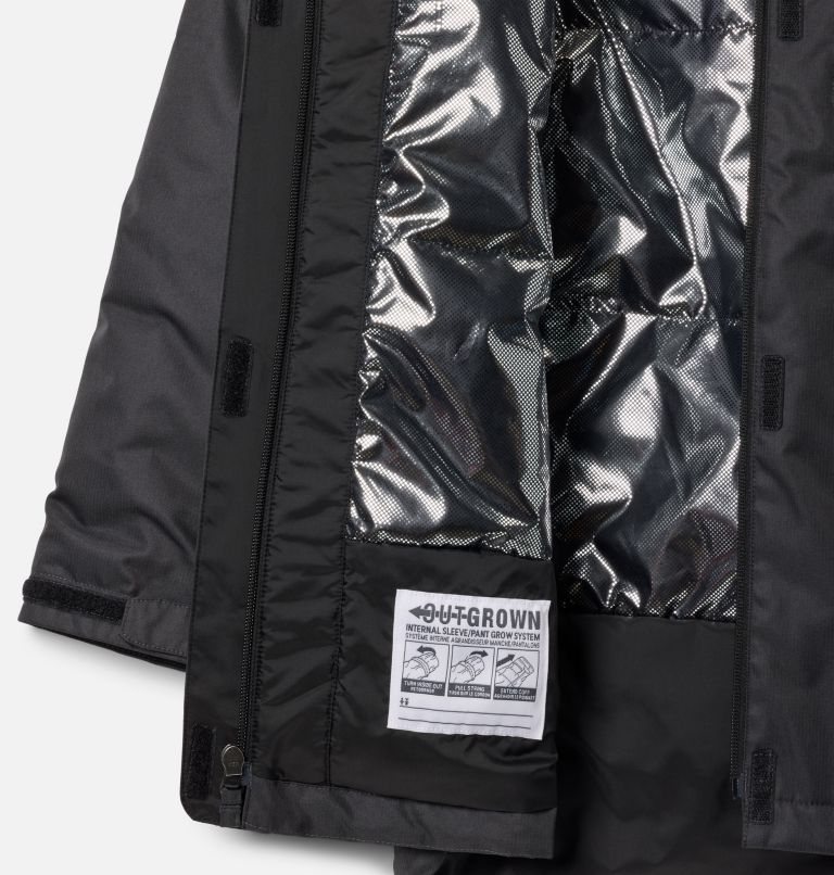 Girls' Suttle Mountain II Long Insulated Jacket, Color: Black, image 3