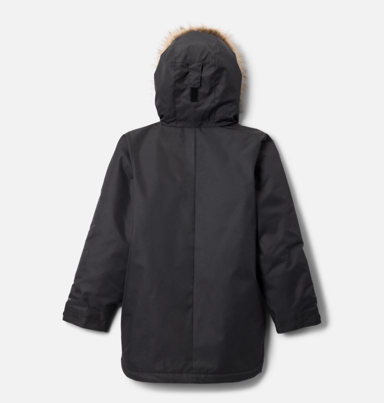 Girls' Suttle Mountain II Long Insulated Jacket, Color: Black, image 2