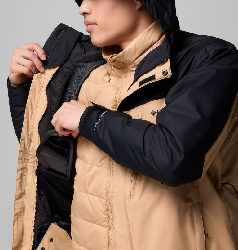 Manteau Interchange Whirlibird V pour hommes, Color: Canoe, Black, image 8
