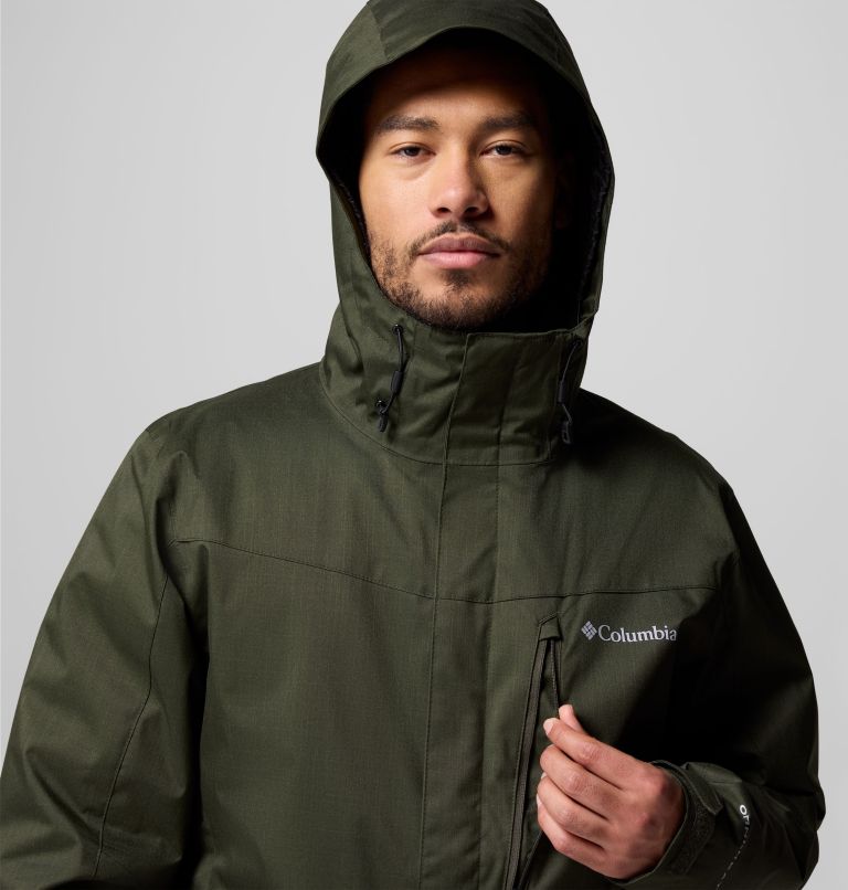 Men's Whirlibird V Interchange Jacket, Color: Greenscape Melange, image 14