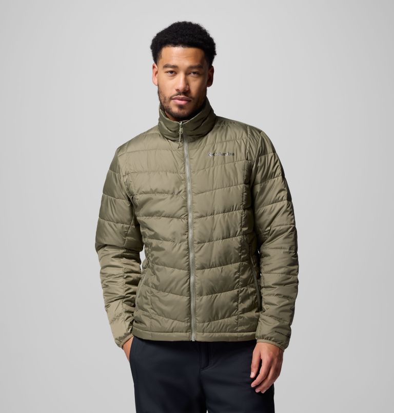 Men's Whirlibird V Interchange Jacket, Color: Greenscape Melange, image 5