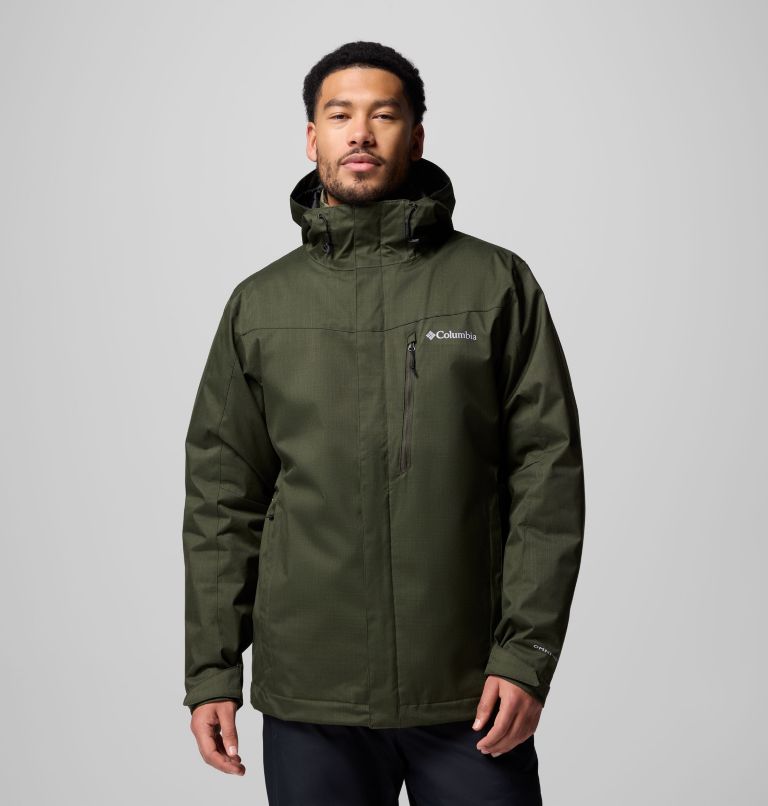 Men's Whirlibird V Interchange Jacket, Color: Greenscape Melange, image 7