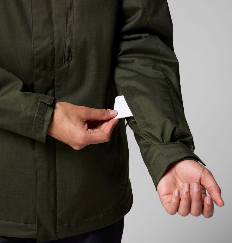 Men's Whirlibird V Interchange Jacket, Color: Greenscape Melange, image 9