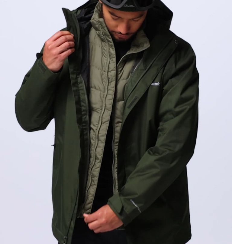 Men's Whirlibird V Interchange Jacket, Color: Greenscape Melange