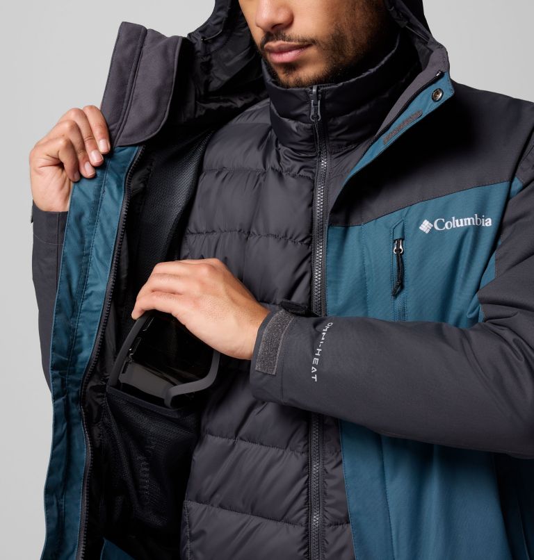 Manteau Interchange Whirlibird V pour hommes, Color: Everblue, Shark, image 9