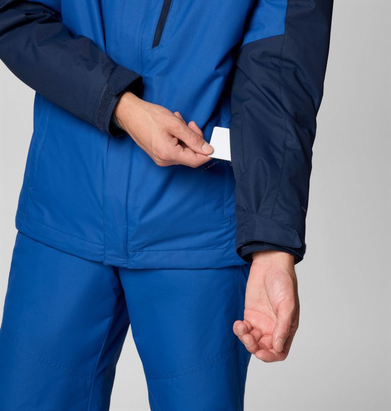 Men's Whirlibird V Interchange Jacket, Color: Mountain Blue, Collegiate Navy, image 10