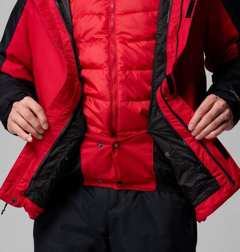Manteau Interchange Whirlibird V pour hommes, Color: Mountain Red, Black, image 10