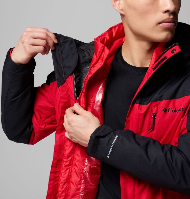 Manteau Interchange Whirlibird V pour hommes, Color: Mountain Red, Black, image 11