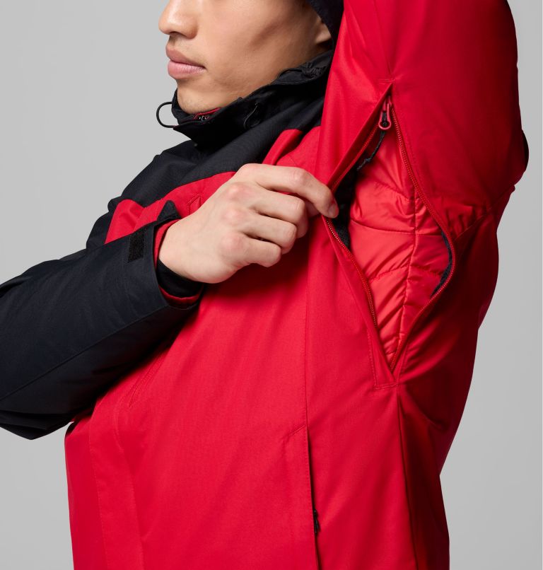 Manteau Interchange Whirlibird V pour hommes, Color: Mountain Red, Black, image 12