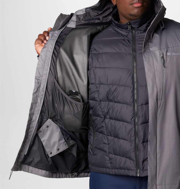 Men's Whirlibird V Interchange Jacket - Big, Color: City Grey Melange, image 6