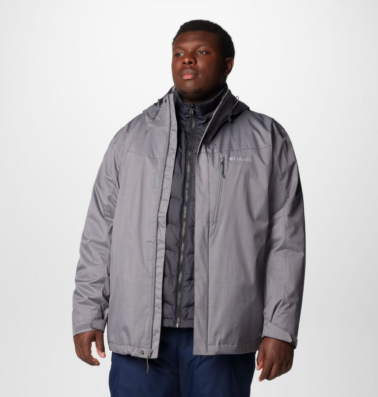 Men's Whirlibird V Interchange Jacket - Big, Color: City Grey Melange, image 8