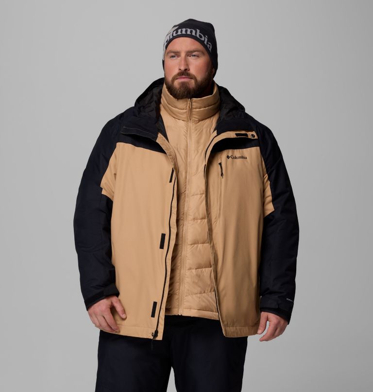 Manteau Interchange Whirlibird V pour hommes – Tailles fortes, Color: Canoe, Black, image 5