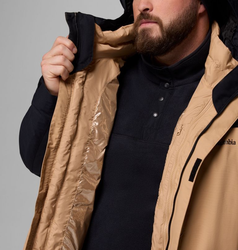 Manteau Interchange Whirlibird V pour hommes – Tailles fortes, Color: Canoe, Black, image 7