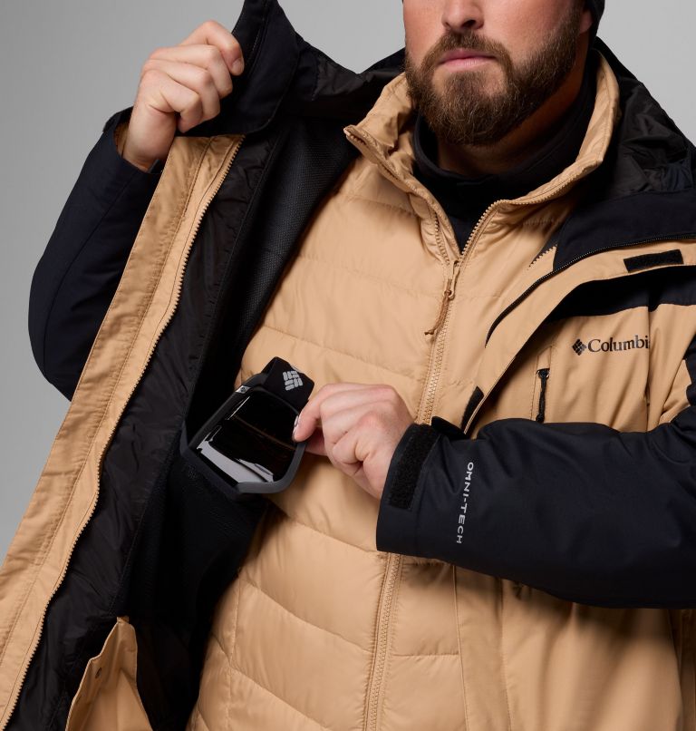 Manteau Interchange Whirlibird V pour hommes – Tailles fortes, Color: Canoe, Black, image 8