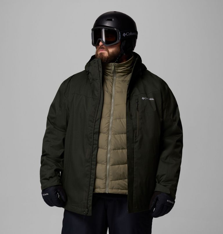 Men's Whirlibird V Interchange Jacket - Big, Color: Greenscape Melange, image 5