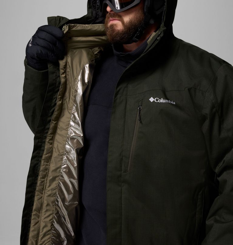 Men's Whirlibird V Interchange Jacket - Big, Color: Greenscape Melange, image 7