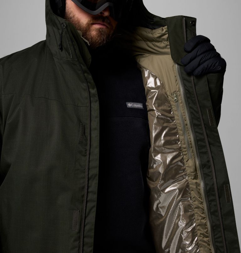 Men's Whirlibird V Interchange Jacket - Big, Color: Greenscape Melange, image 9